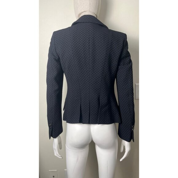 PIAZZA SEMPIONI BLACK QUILTED MOTO TRENCH 40 4 - Picture 6 of 10